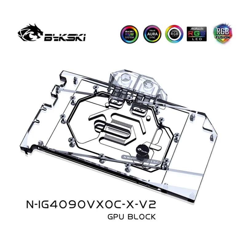 Bykski, Renkli GeForce RTX 409 - Rtx 4090 Water Block incelemesi ve fiyatı